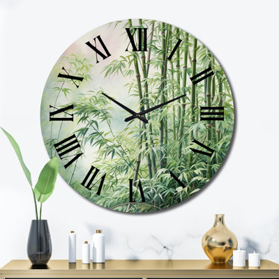 Horloge murale Bamboo Romantic Dream III