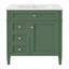 Meuble-lavabo moderne de 30 po Perrin avec motif unique et matériaux durables-123512793