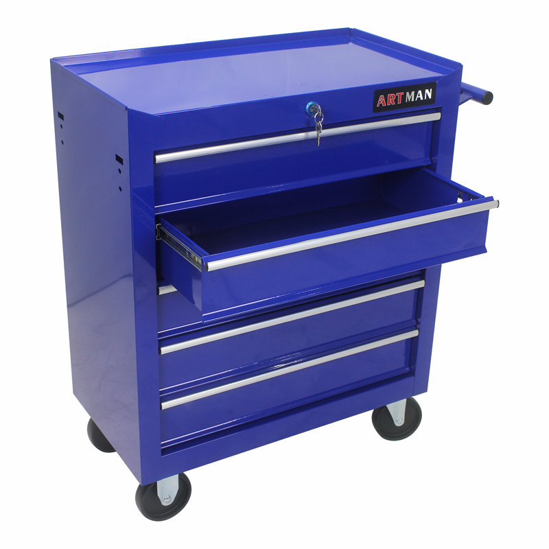 Armoire d'appoint en acier Fanchone, Bleu