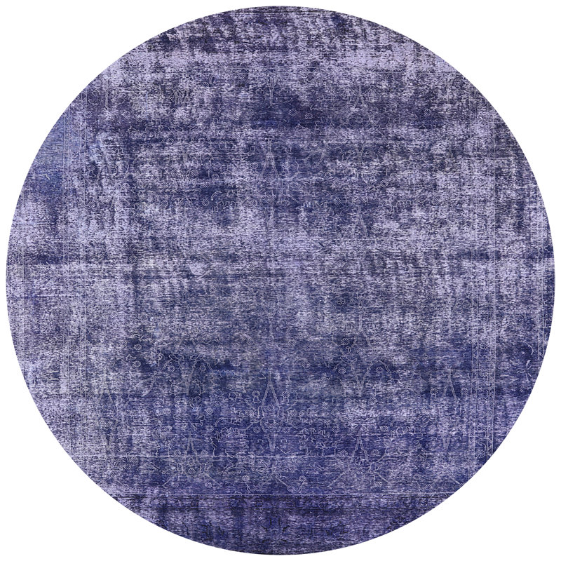Tapis mauve, Rond 7 pi