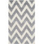 Chevron Wool Hand Woven Area Rug-930347194