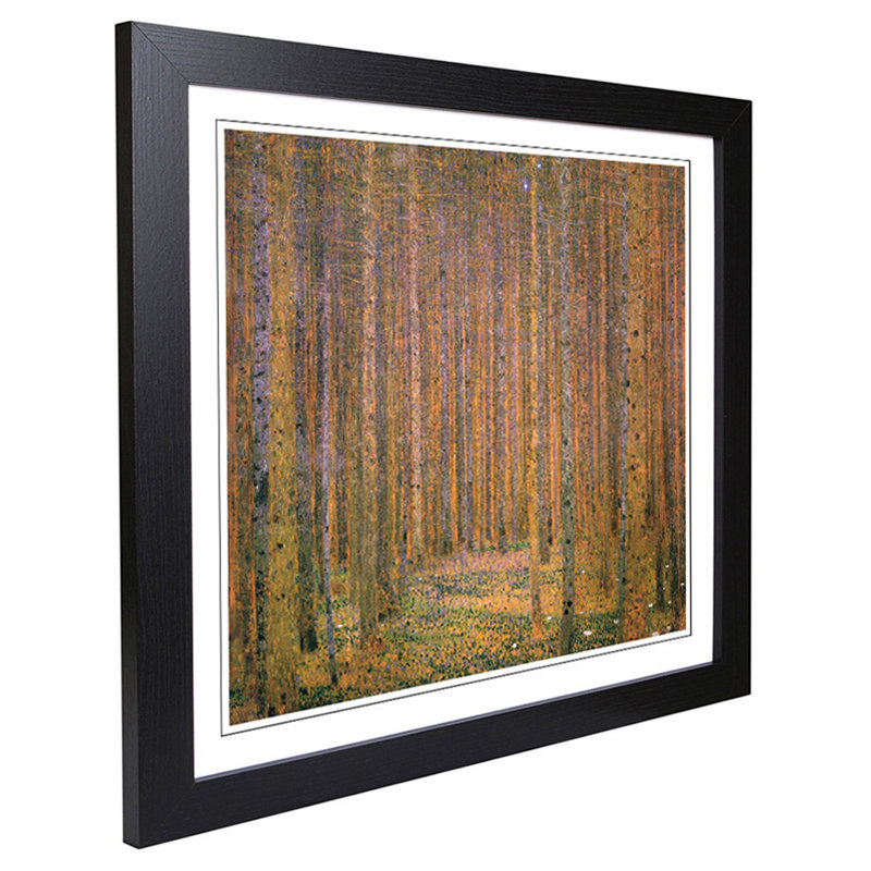 Gustav Klimt - Single Picture Frame Painting, Black