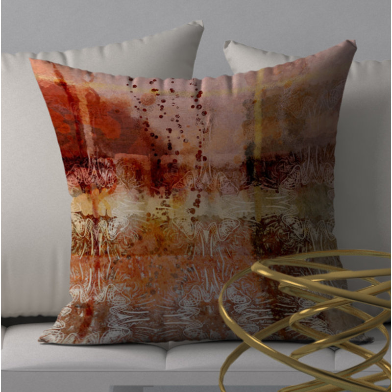 Housse de coussin carrée/insert, 24 po x 24 po