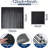 Wall-Mounted Shower System 12-inch high-pressure overhead showerhead, 6-inch high-pressure handheld showerhead, dual rain shower system, equipped with handheld showerhead and thermostatic valve-123293857
