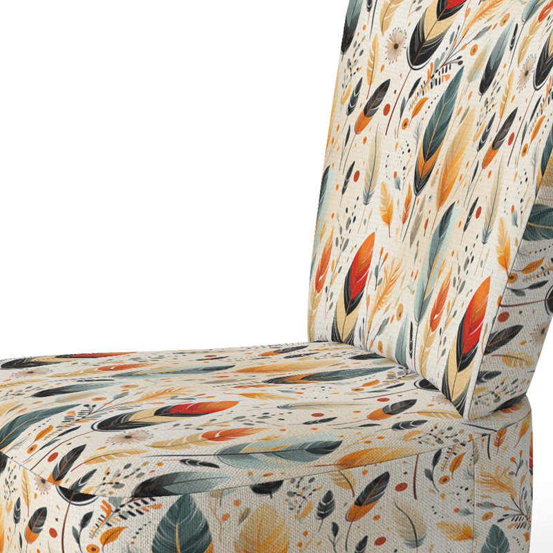 Chaise d'appoint rembourrée de style bohème Artistic