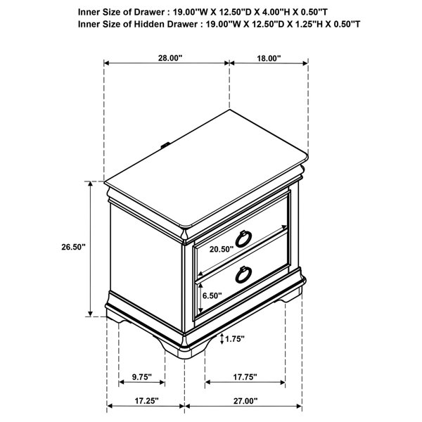 Dimensions du produit