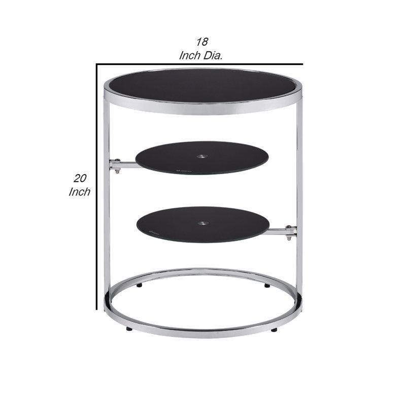 Table de bout avec rangement Ledra