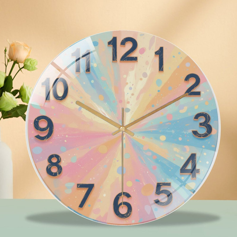 Horloge murale Pastel Burst