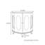 Élégante armoire d'appoint multifonctionnelle en bois massif