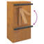 Weathering Steel Drop Box