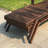 Smajil Outdoor Wicker Chaise Lounge Set with Table