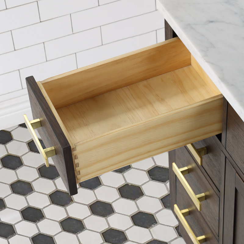 Chestnut 48'' W Single Vanity, Brown Oak
