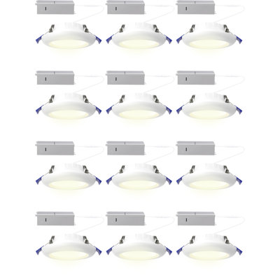 4 inch Canless Recessed Lighting LED, Dimmable Downlighting, Ceiling LED Fixtures