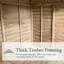 Overlap Pressure Treated 4 x 6 Apex Shed No Window with Lean to-87256184