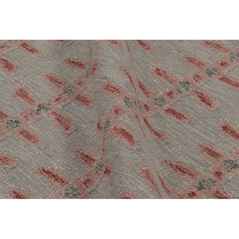 Scandinavian Wool Geometric Area Rug, Rectangle 12' x 15'