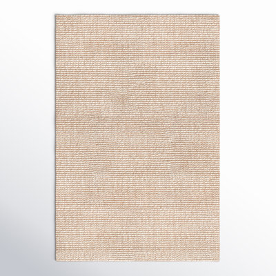 Bayne Hand-Loomed Jute/Wool Beige Area Rug