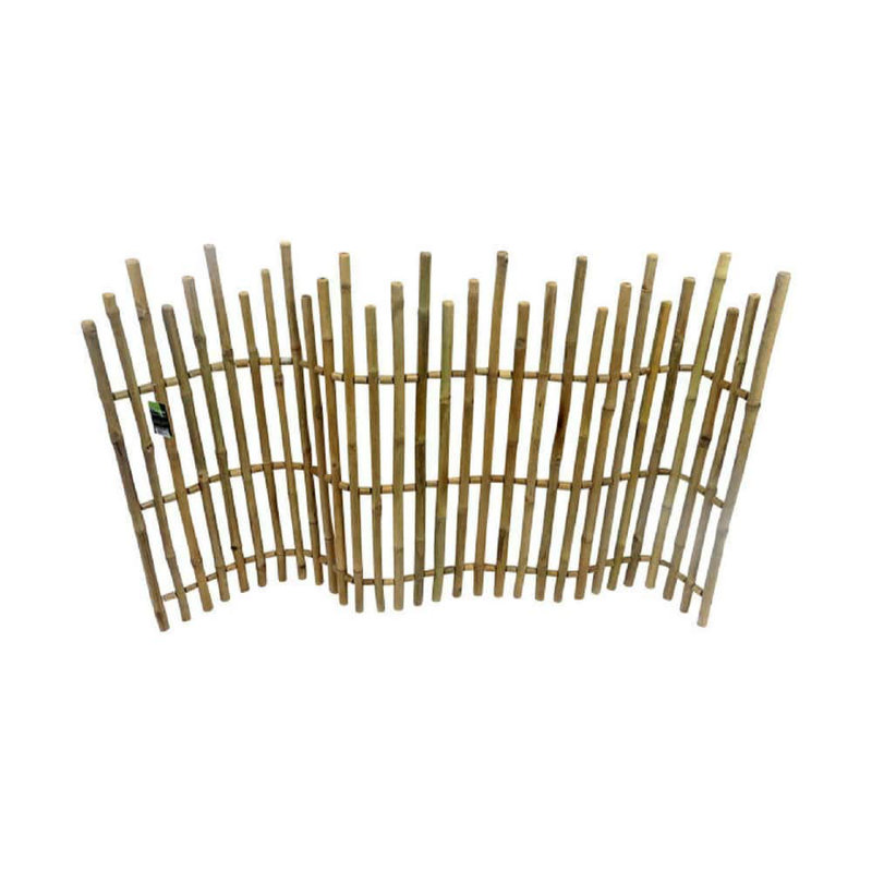 Clôture en bambou l 5 pi, H 48 po x l 60 po x P 1 po