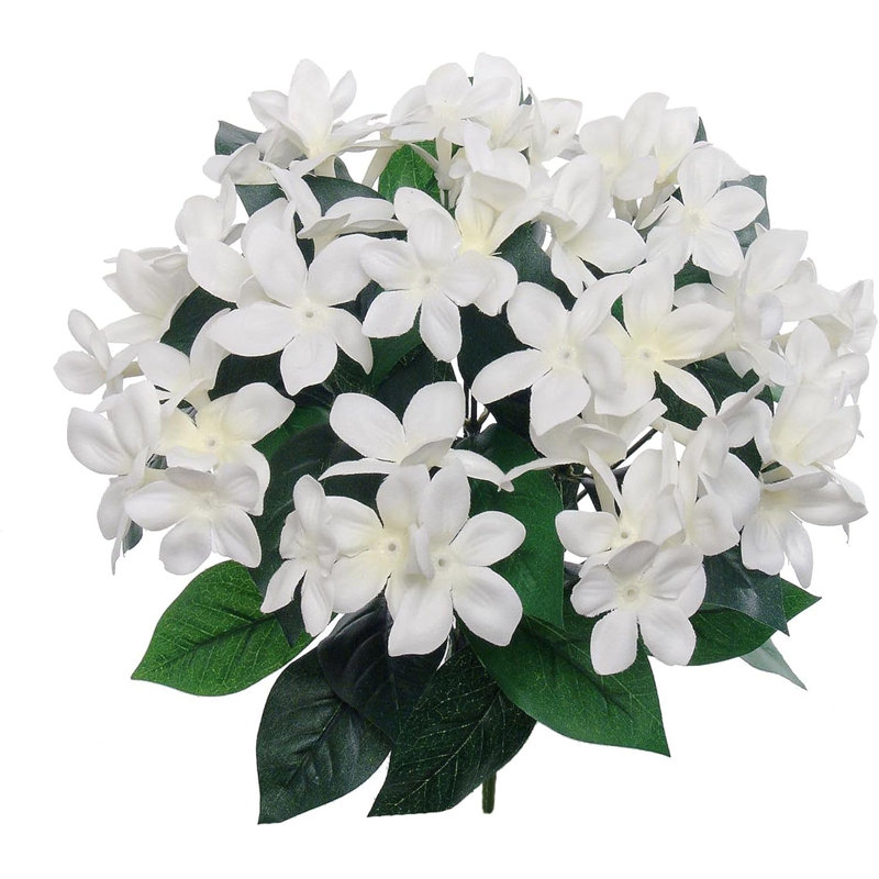 Stephanotis Bush avec 12 fleurs en soie 12 po - paquet de 3