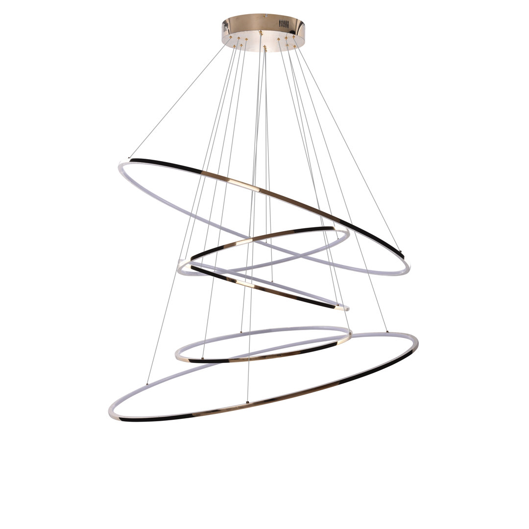 5 - Light LED Geometric Pendant