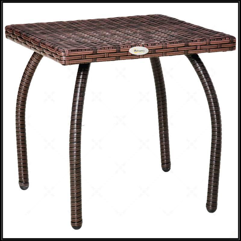 Outdoor PE Wicker Side Table