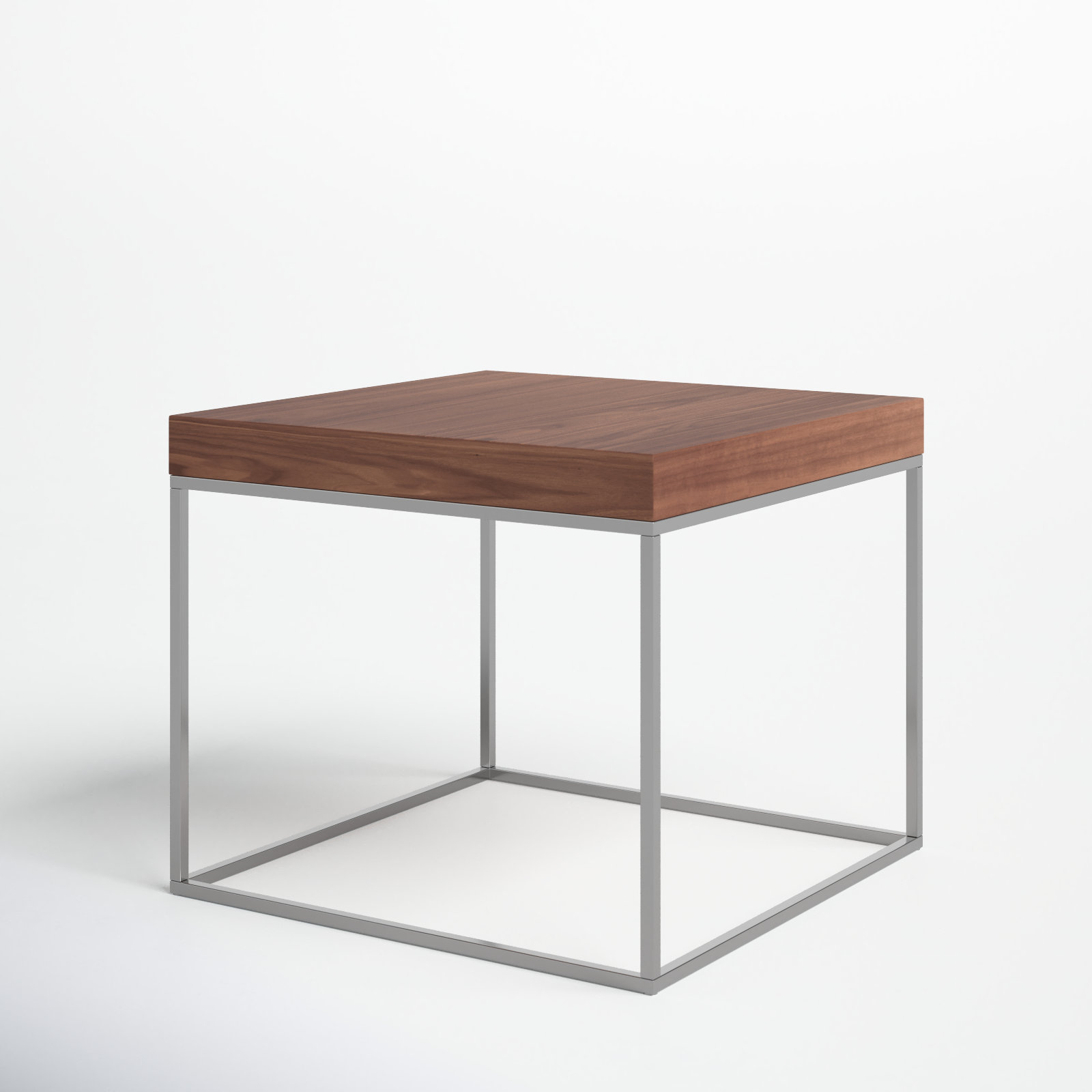 Fred 24" Walnut End Table, Hazelnut