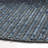 Ferrera Striped Handwoven Dark Blue Rug-1395418591