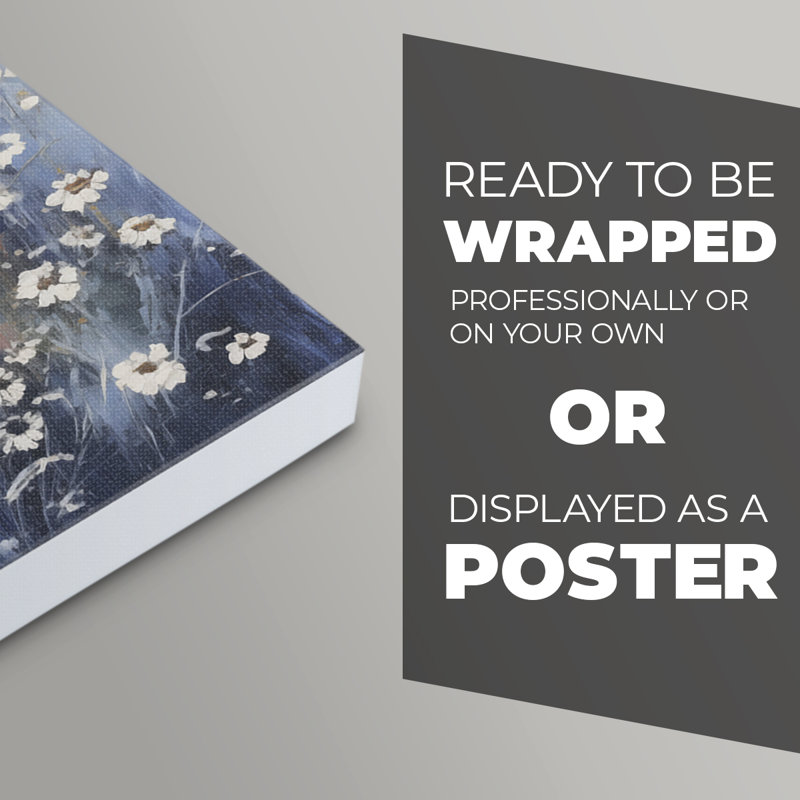 FLORAL Series VI - Impression sur toile seulement - NON-CADRE, H 12 po x l 8 po