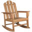 Moreno Solid Eucalyptus Wood Outdoor Rocking Chair