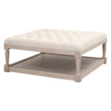 Bargman Floor Shelf Coffee Table with Storage