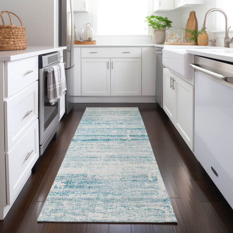 Malchow Washable Abstract Indoor / Outdoor Rug, Runner 2'3" x 7'6"