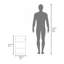 Pharmacie avec miroir inclus Parks, blanc-854629866