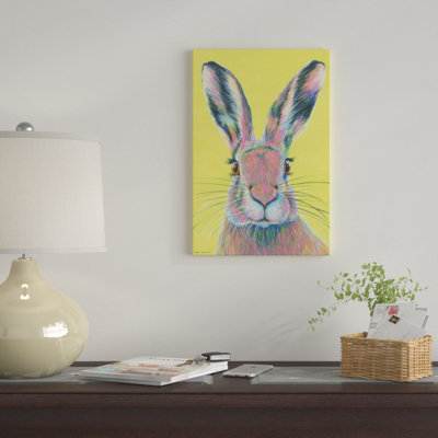 «Mad March Hare», impression sur toile tendue