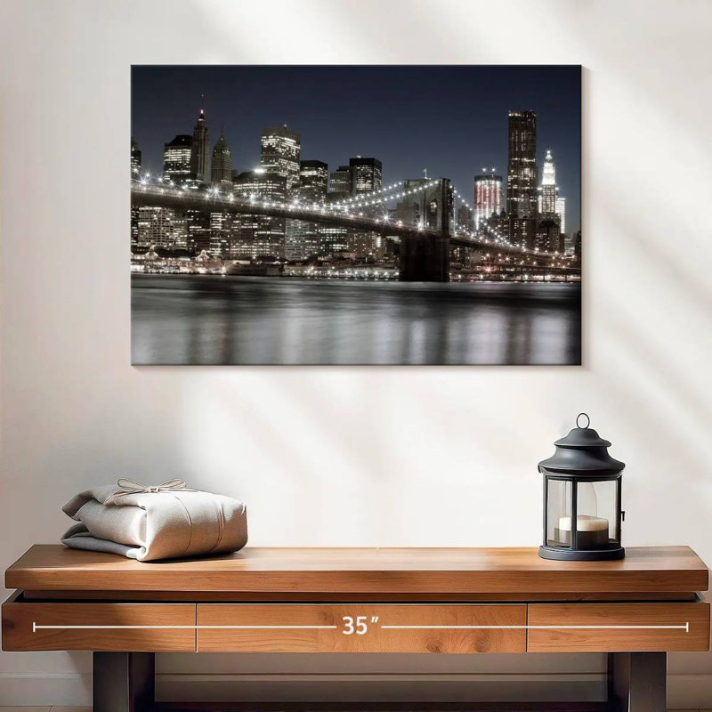 Lilie Manhattan Night Reflections, H 16 po x l 24 po