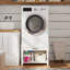 Universal Laundry Pedestal With Iron Frame, Drawer & Adjustable Feet – Fits Washer Or Dryer Up To 330 Lbs