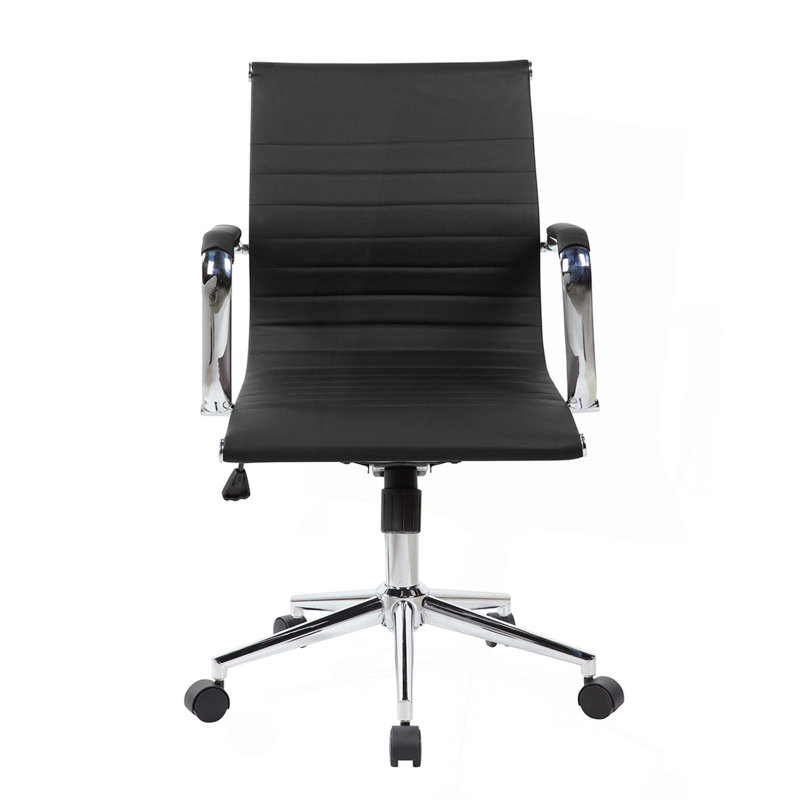 Fauteuil de direction moderne à dossier moyen pour espaces d'étude