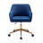 Centrahoma Velvet Office Chair with Gold Chrome Base-534598896
