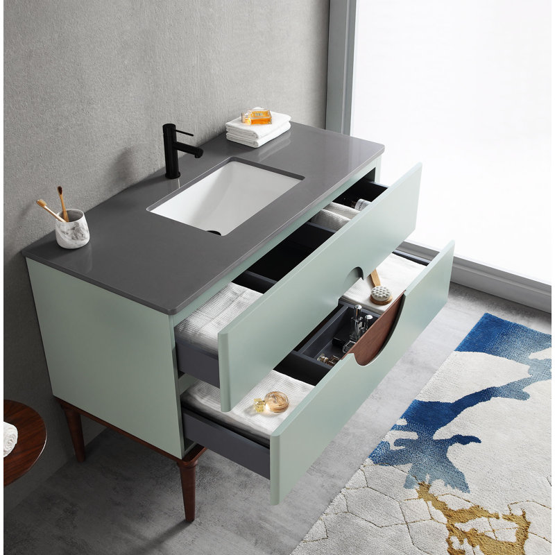 Burano 48'' W Vanity, Aloe Green