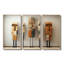 Ensemble d'œuvres d'art sur toile «African Traditional Spirit Totems»-107772604-112014497