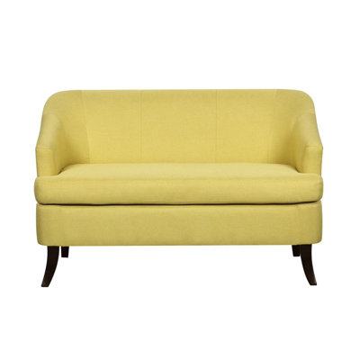 Pamela Upholstered 49.2 " Linen Loveseat