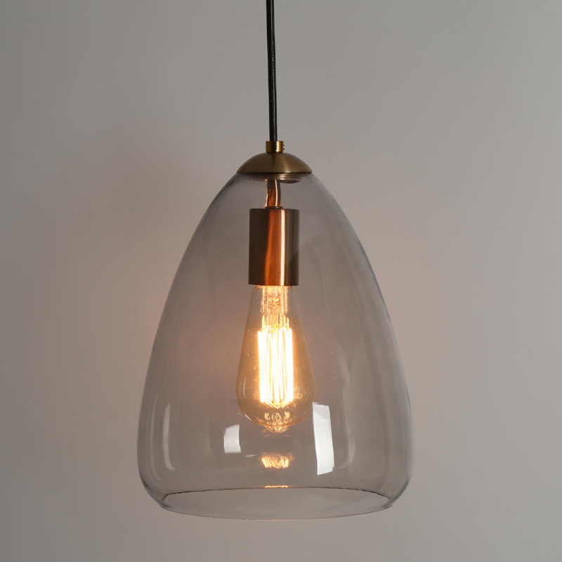 Ahlanni 1 - Light 8.5" W Dome Kitchen Island Pendant Light