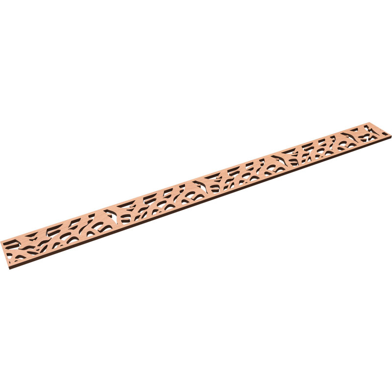 Moulure Manton, Aulne, H 4 po x l 46,375 po x P 0,375 po