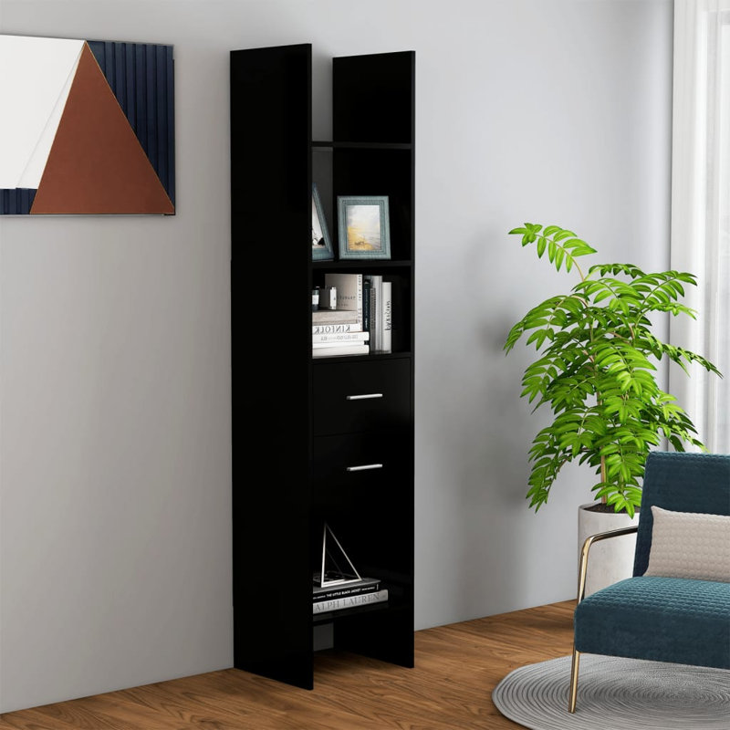 Sideboard Engineered Wood, Black