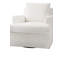 Chaise berçante pivotante à housse Germa-60872870