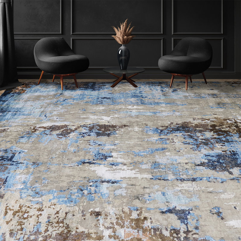 Abstract Area Rug, Rectangle 2' x 3'