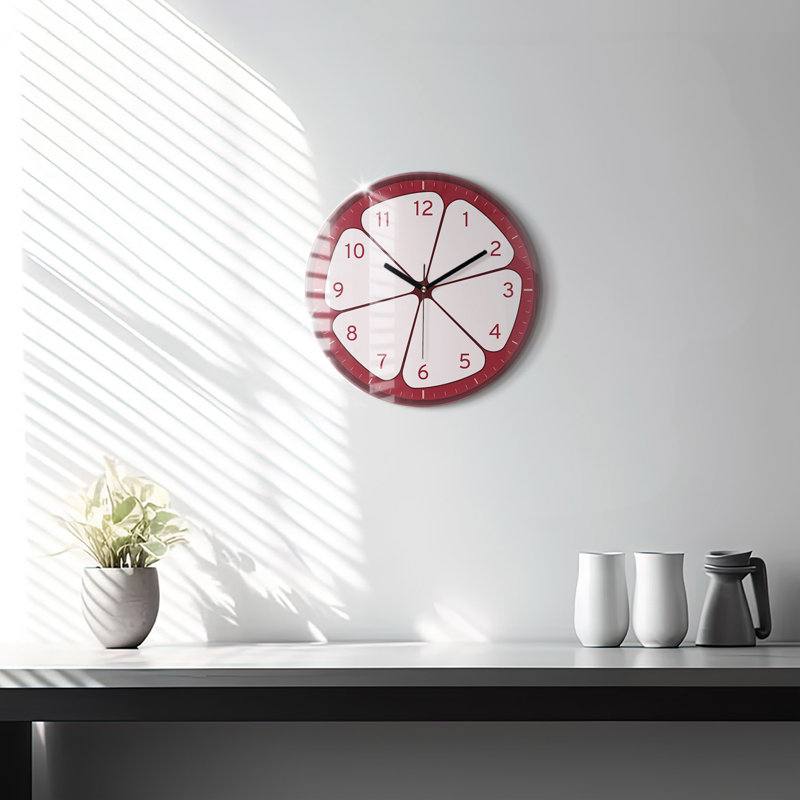 Glass Wall Clock