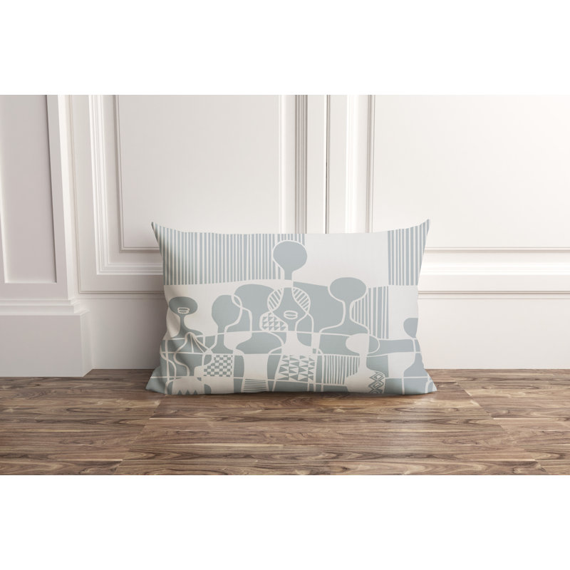 Housse et insert de coussin extérieur Ori, gris