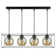 Aggy 4 - Light Black Square/Rectangle Pendant