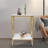 Dartanna 23.0315" Tall Frame End Table