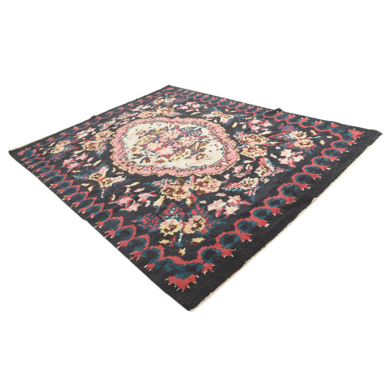 Iniguez Black Rug