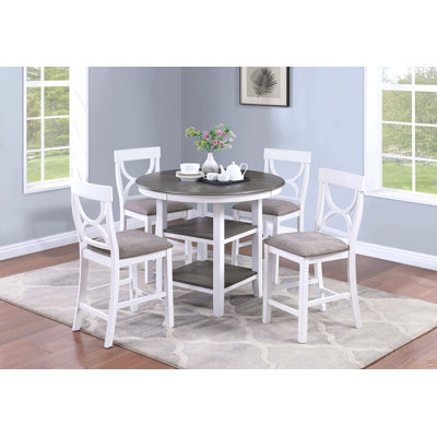5-Pcs Counter Height Dining Set
